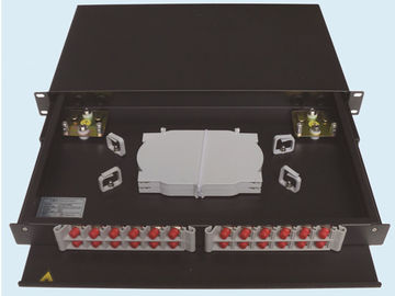 中国 パッチ盤の金属SC FC ST E2000 LC MUのコネクターのための棚のタイプ繊維光学Termination1U 19&quot; サプライヤー