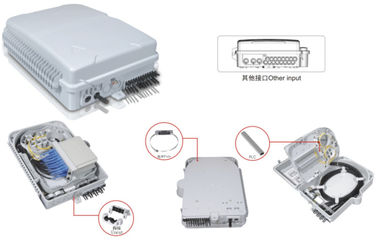 中国 プラスチック繊維の光学配電箱、壁に取り付けられた320X240X100mm （屋内）、IP65,2PCS 1X8 /1X16のディバイダー、切られていない支持 サプライヤー